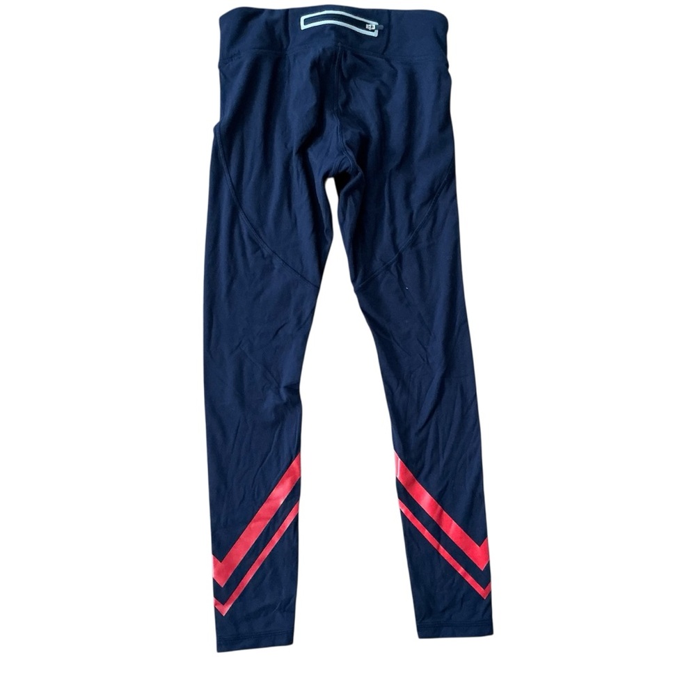 Tory Burch Tory Sport Chevron Legging  S Navy Blue